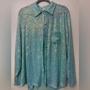 COPY - Pol SEQUINED BUTTON DOWN